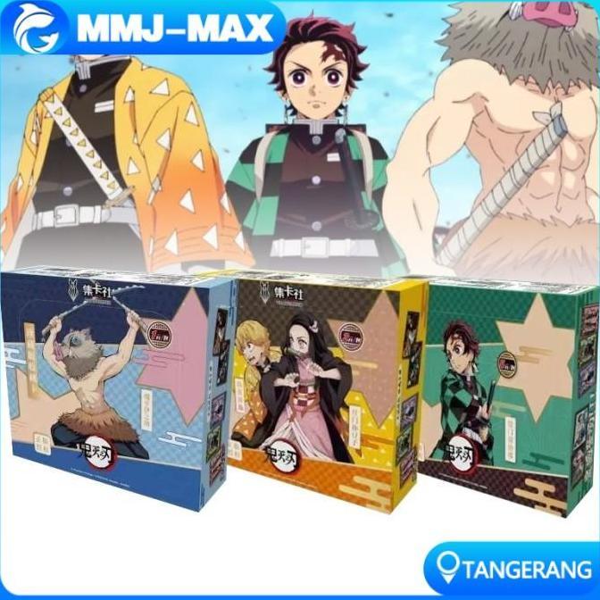 CLUCK 1 Pack Kartu Anime Demon Slayer Trading Card Kartu Demon Slayer Kartu Kimetsu No Yaiba Kartu L