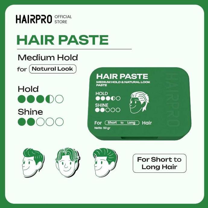 HAIRNERDS PROFESSIONAL HAIR PASTE CLAY MATTE POMADE