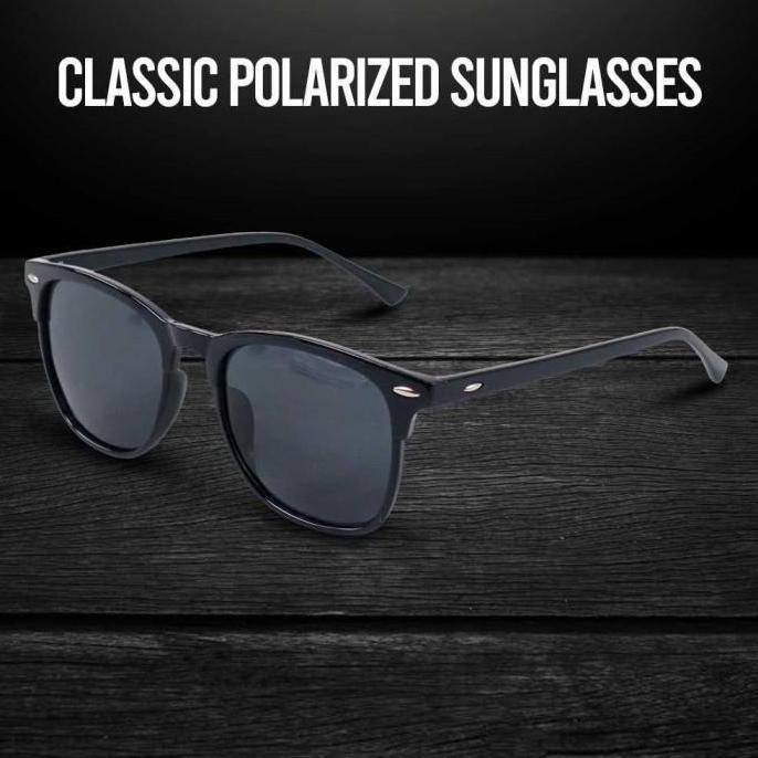 NEONA Kacamata Frame Classic Polarized Sunglasses UV400 - 3323
