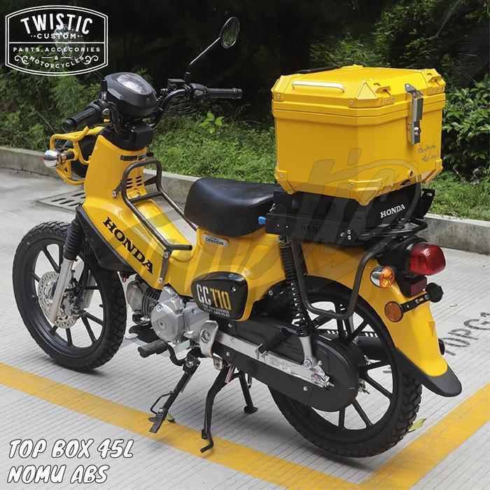 (Promo) Top Box Pannier Belakang 45L 45 Liter Motor Honda Ct 125 Cc 110 Super Cub Monkey 125 Vespa H