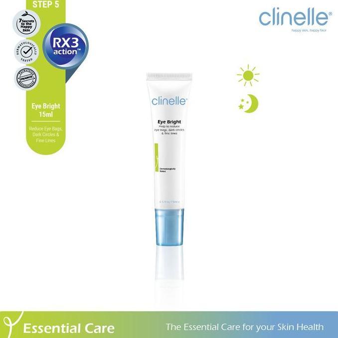 CLINELLE Eye Bright 15 mL -  Krim Perawatan Area Mata Panda