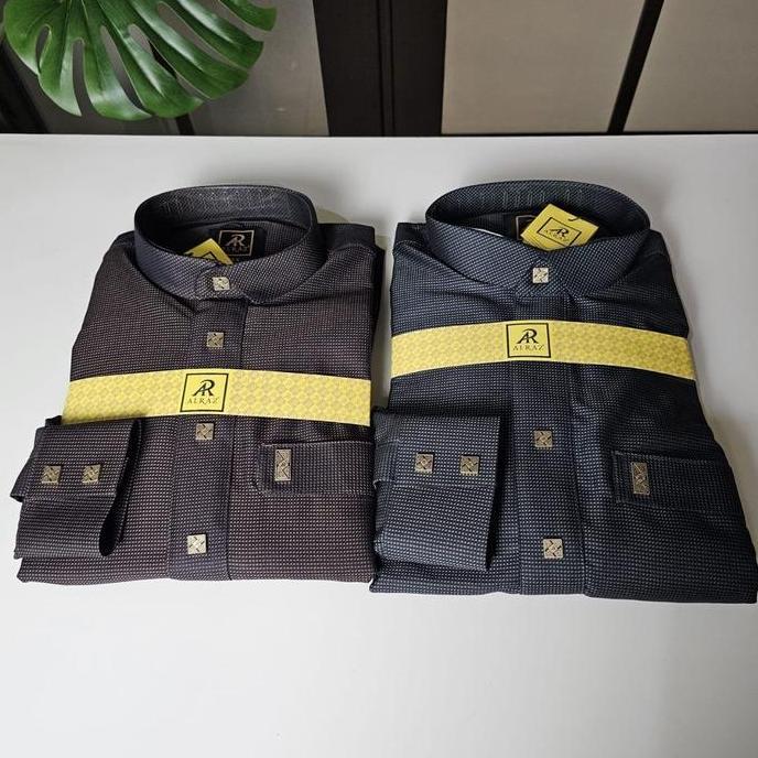 Baju Gamis Fashion Muslim Pakaian Jubah Pria ALRAZ Model Ashan Terlaris