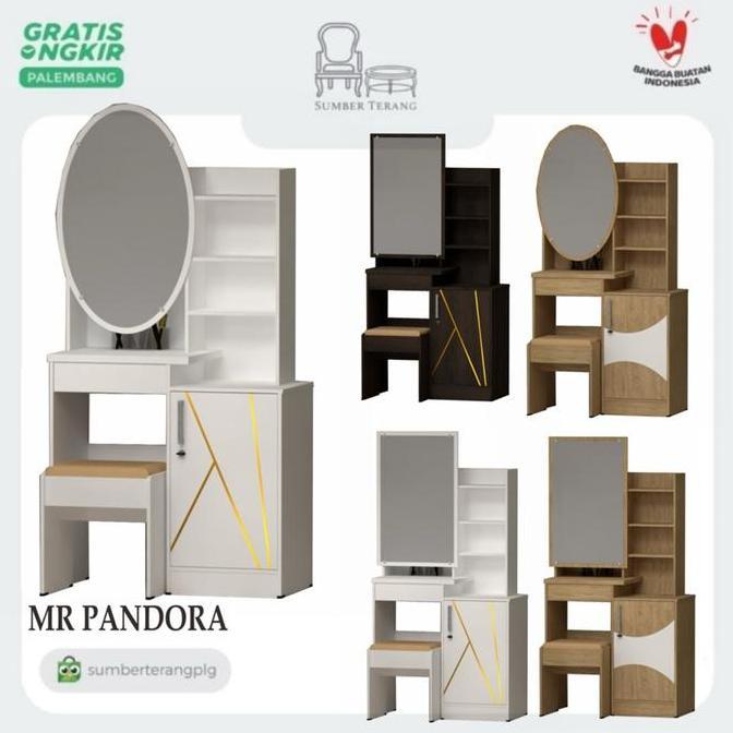 Meja Rias Kayu Meja Rias Oval Sliding Meja Rias Kaca Kotak Sliding Meja Rias Sliding Meja Rias MR PA