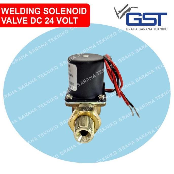 Promo Gst Spare Part Mesin Las Solenoid Valve 24Vdc Ukuran Besar Komponen Elektrik Untuk Mesin Las C