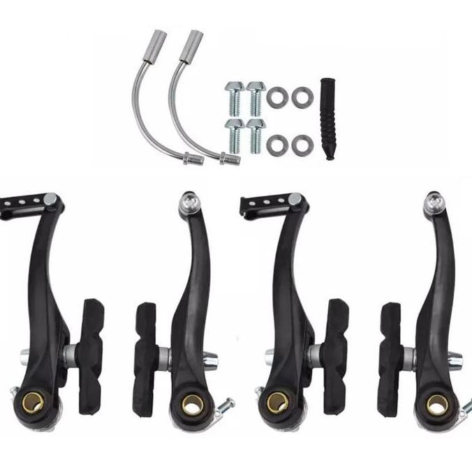 Rem Sepeda Vbrake Full Alloy Black Sepeda Lipat MTB Minivelo DLL BIN