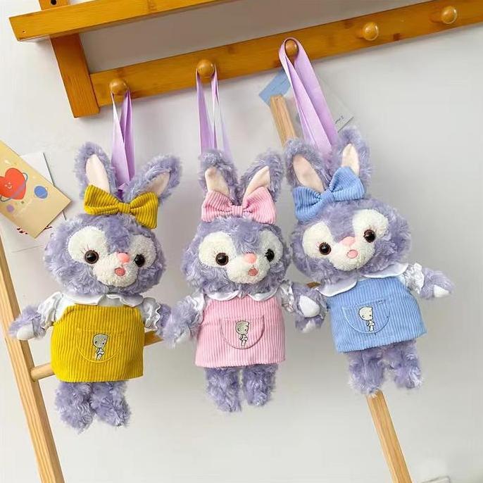 &ready Tas Ransel Lucu Fashion Motif Kartun Karakter Hewan warna ungu kelinci Anak & Dewasa globalsh