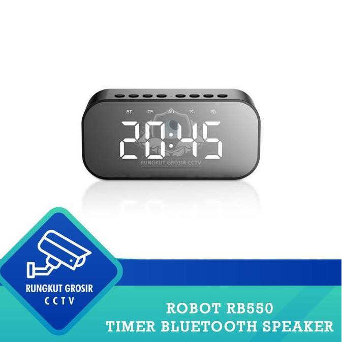 TERBARU - Robot RB550 Timer Bluetooth Speaker