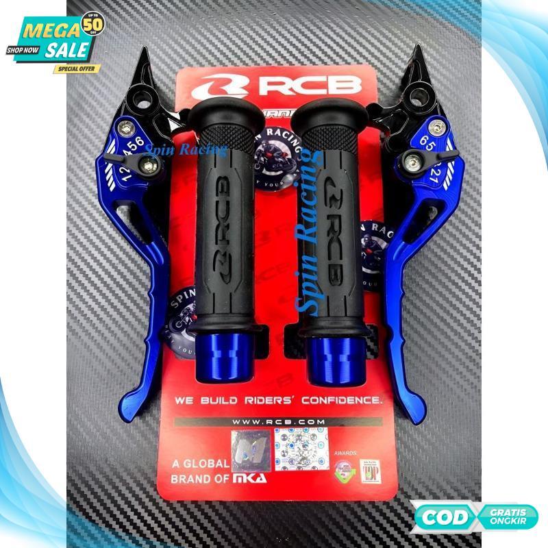 Berkualitas Handgrip RCB Original RCB HG77 + Jalu Stang BULAT model ARM AKN CNC + Handle Rem Stelan 