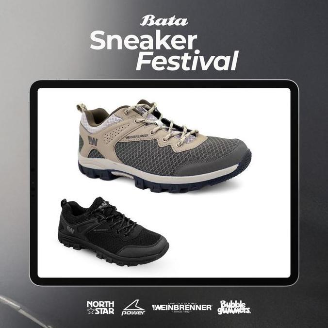 [SneakerFest] WEINBRENNER - MONTREK "Air Mesh" Sepatu Sneakers Hiking Outdoor Pria - Shoes JS