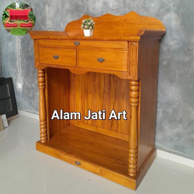 Meja Altar sembahyang leluhur ukir jati