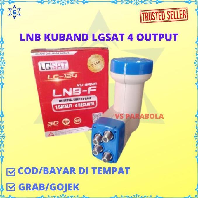 NEW LNB KUBAND LGSAT 4 OUTPUT UNTUK PARABOLA KUBAND