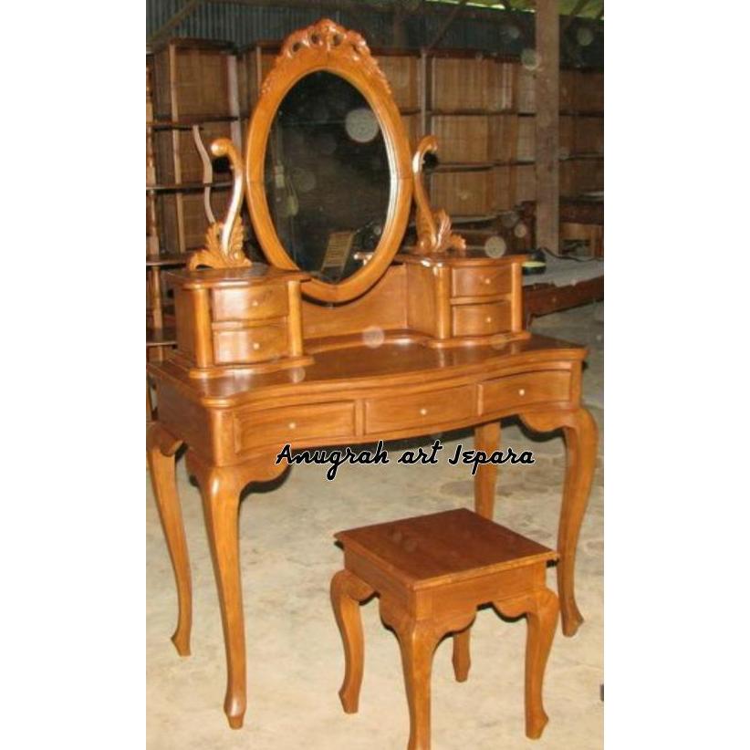 meja rias jati kartini meja rias kartini tollet kartini jati