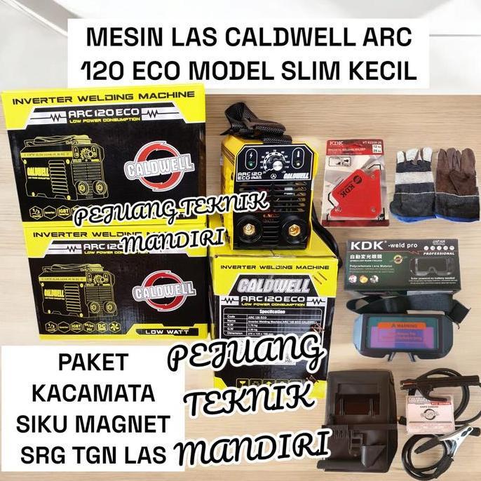 JUHNDE MESIN LAS CALDWELL ARC 120 EC / TRAFO LAS CALDWELL MMA ARC 120 450WATT
