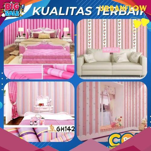 Terlaris Wallpaper Dinding Pink Wallpaper Dinding Ruang Tamu Wallpaper Kamar Tidur Wallpaper Dinding