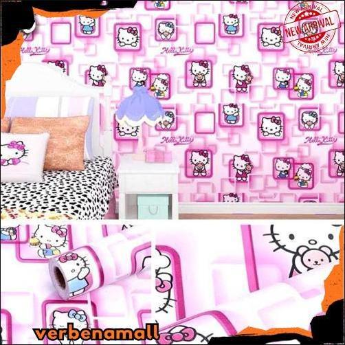 GROSIR Wallpaper Dinding Pink Wallpaper Dinding Ruang Tamu Wallpaper Kamar Tidur Wallpaper Dinding A