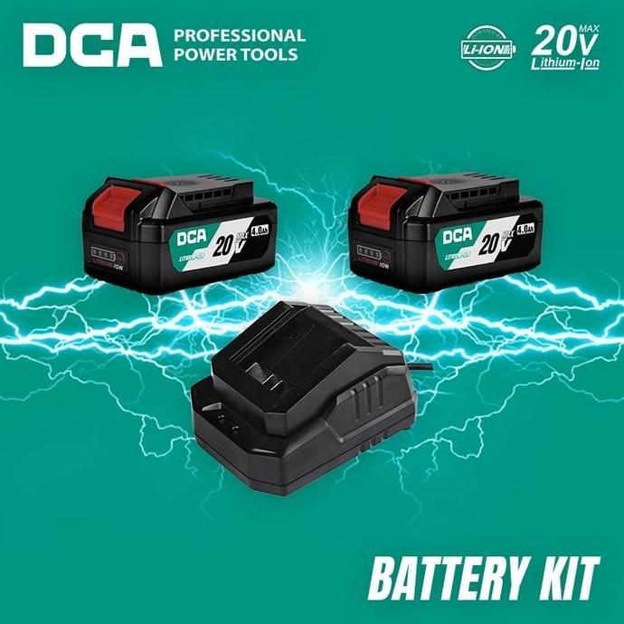 [BERGARANSI] BATTERY CHARGER KIT 20 VOLT DCA