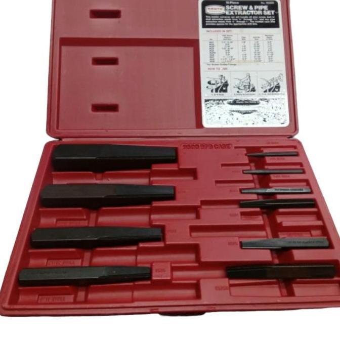 AONI Screw Extractor Set 10 Pcs J9500B Proto Set Screw Extractor