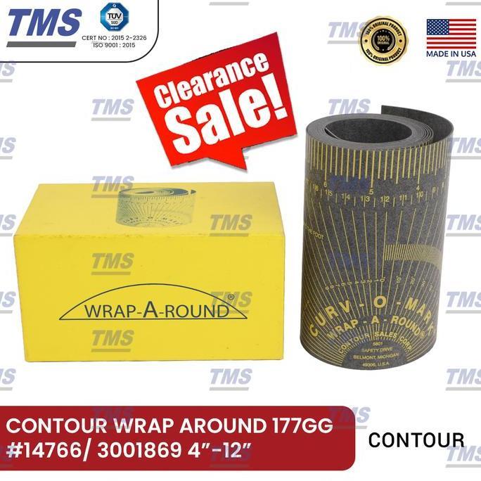 EXAMINER Meteran Pipa CONTOUR Wrap, Around 177 GG 4" - 12" 6 # 14766 Original