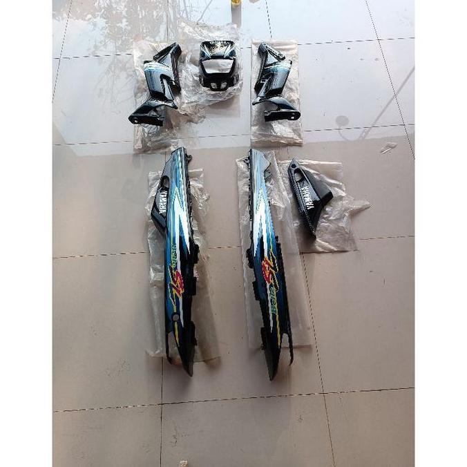DAIKAKU Body set Full Yamaha Belle SL original NOS warna hitam untuk yamaha sigma ayago
