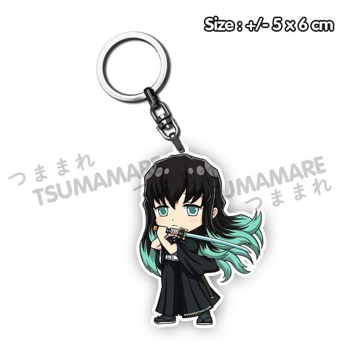 Gantungan Kunci Muichiro Tokito Acrylic Akrilik Anime Kimetsu no Yaiba Demon Slayer