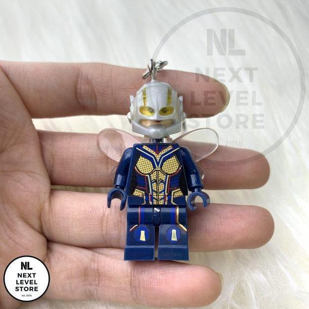 Gantungan Kunci LEGO Minifigure Avengers The Wasp KEYCHAIN