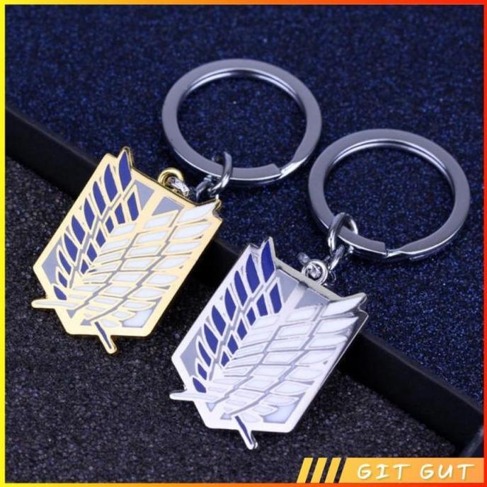 Keychain Gantungan Kunci AoT Attack on Titan Single Corps  Logo