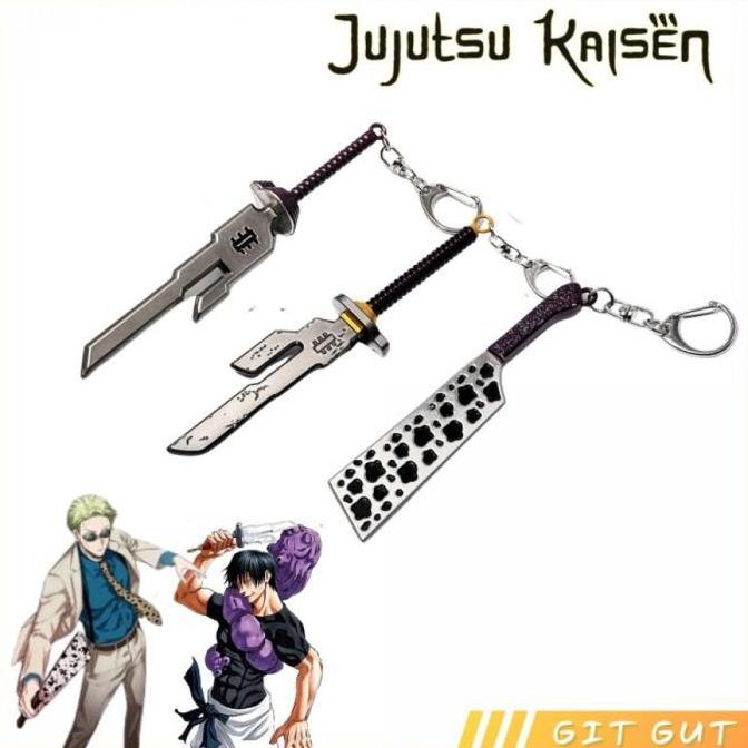 Keychain Gantungan Kunci Jujutsu Kaisen Toji Nanami Weapon Cursed Tool