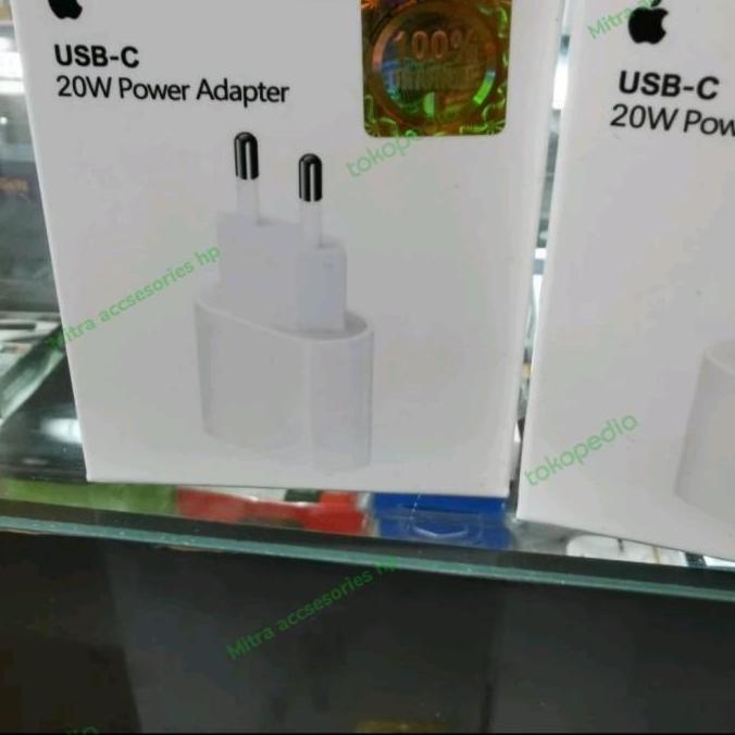 kepala charger iPhone 14 pro max 20w fast charging USB C original Terlaris