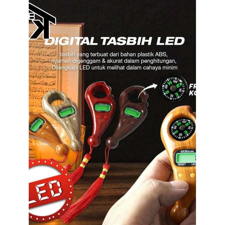 Tasbih Tasbeh Digital Alat Menghitung Zikir Perlengkapan Ibadah Muslim