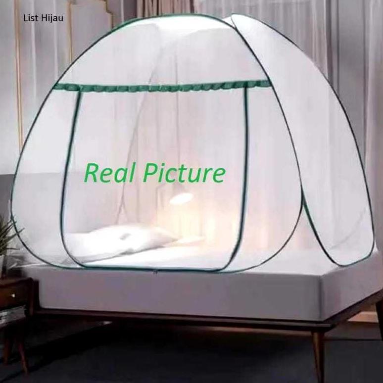 Kelambu Anti Nyamuk Kelambu Lipat Ukuran 200X200 Jumbo Kelambu Tenda