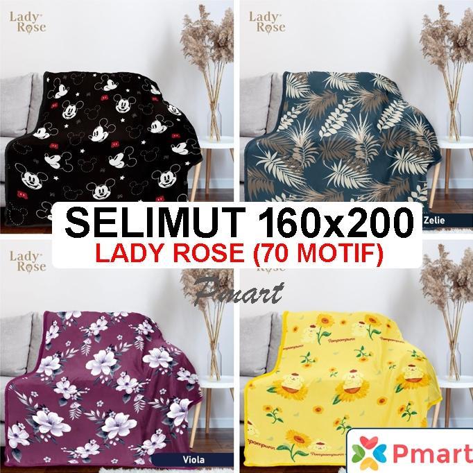 Selimut Lady Rose 160X200 / Lady Rose Selimut / Blanket Lady Rose