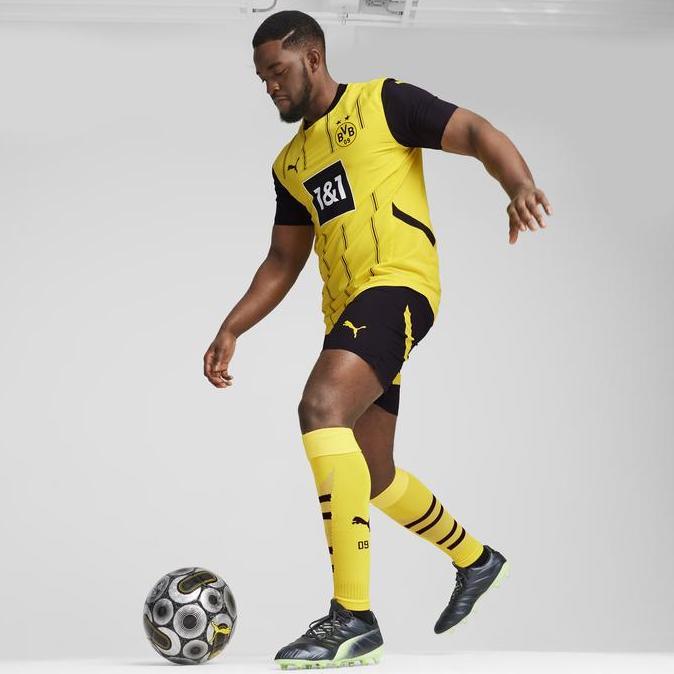 PUMA HOME JERSEY AUTENTIK PRIA BORUSSIA DORTMUND 24/25 FASTER YELLOW-BLACK