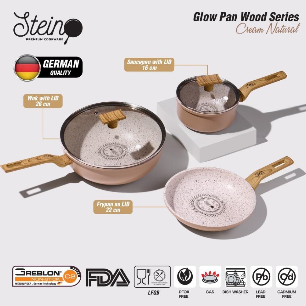 Steincookware Stein GLOW PAN Glowpan Set Complete Set / Satuan [ORIGINAL]