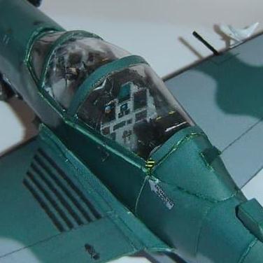 Pesawat Embraer Super Tucano Papercraft