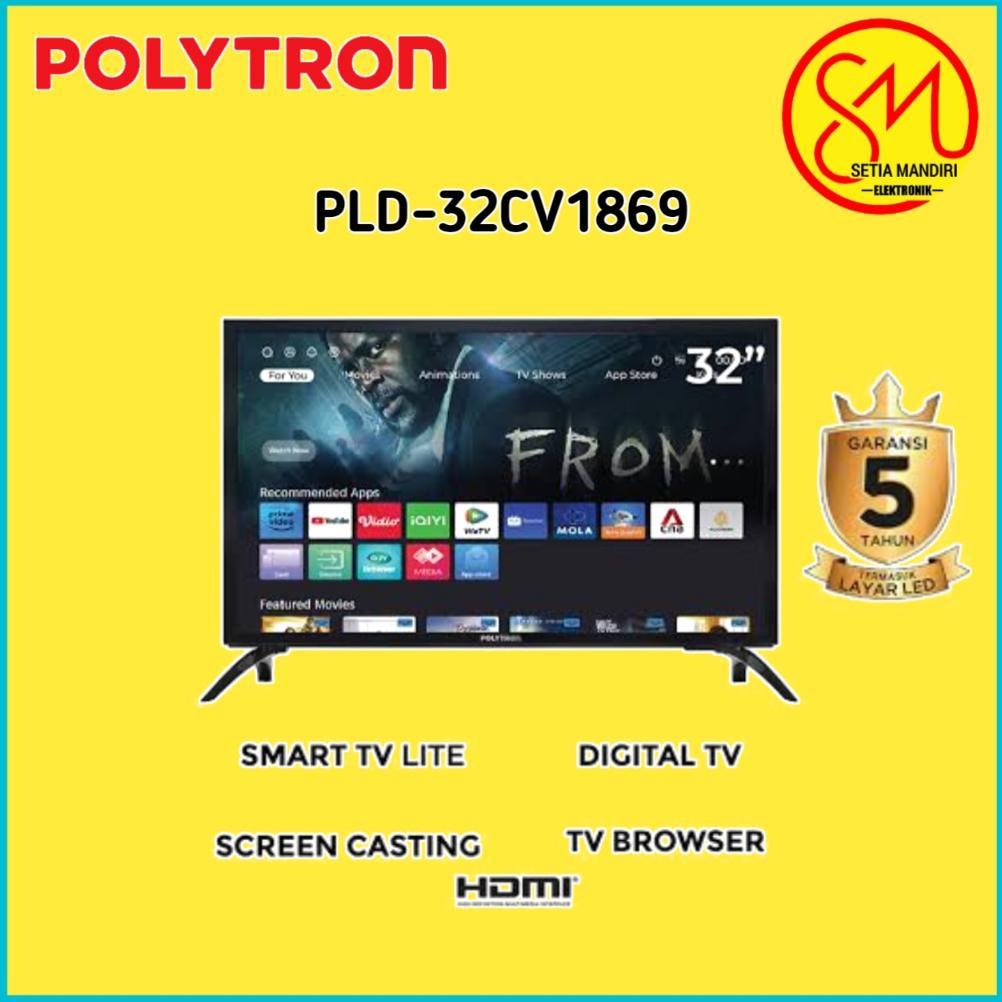 Anjalistoreid Ow42 [Kargo] Polytron Smart Tv Digital Dvb-T2 24 32 40 43 Inch - Pld 32Cv1869 Free Mol