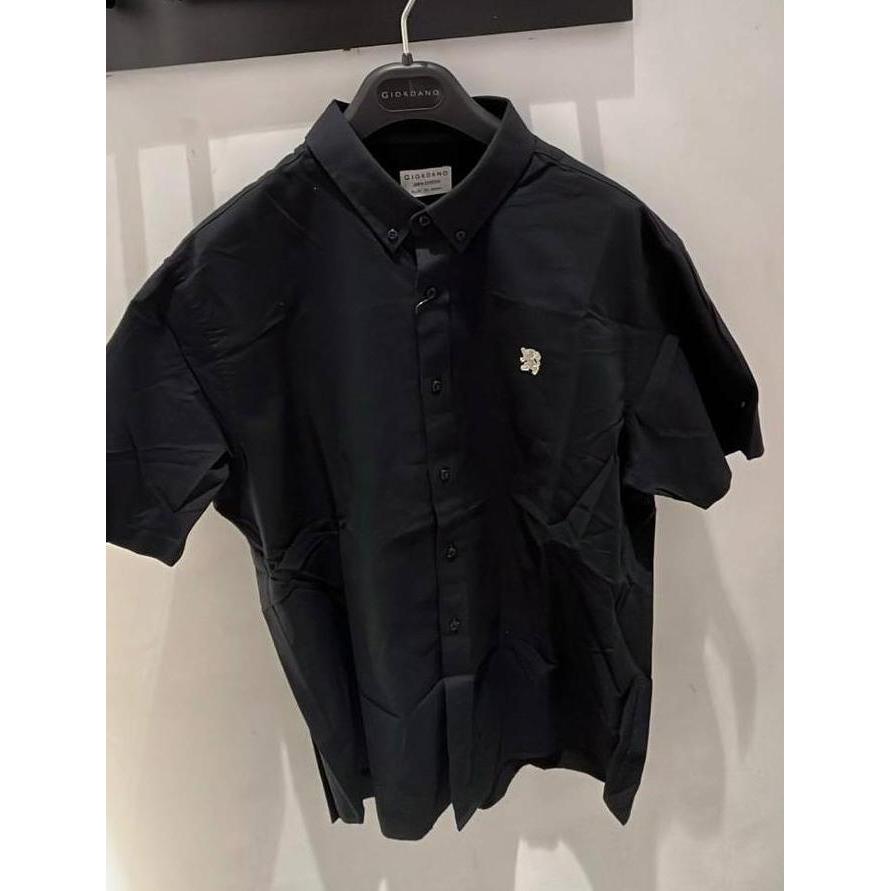 KEMEJA GIORDANO OXFORD LENGAN PENDEK PRIA LAKI LAKI MEN ORIGINAL KS