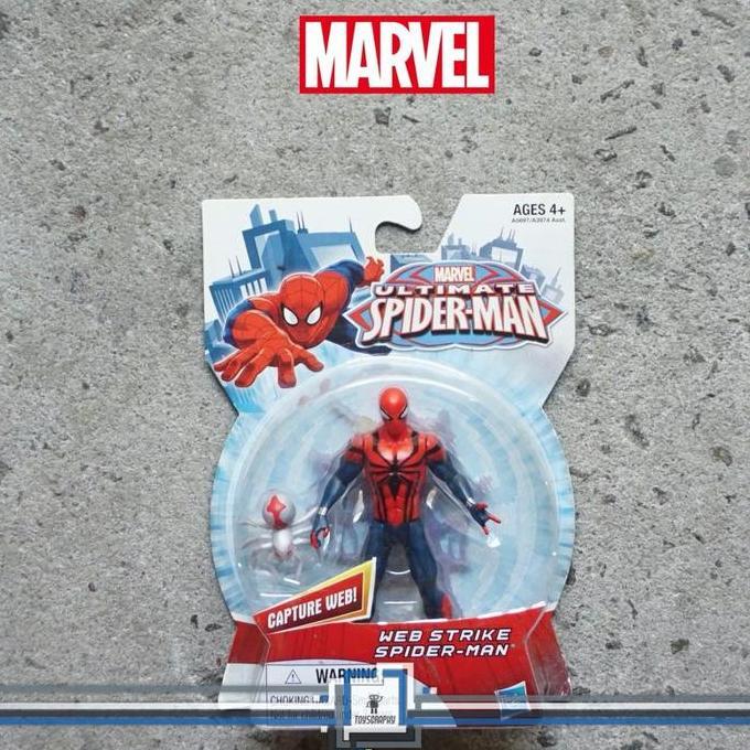 Marvel Ultimate Spider Man Web Strike Spiderman Action Figure 3,75