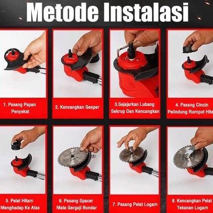 REAIM 88-588VF 120Menit Mesin Pemotong Rumput Mesin Pemotong Rumput Tanpa Kabel Mesin Pemotong Rumpu