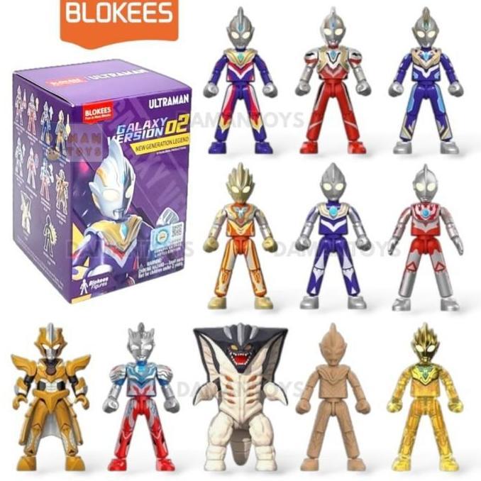 Blokees Ultraman Trigger Multi Tiga Sky Triger Gliter Power Ribut Z Alfa Gazort Monster Kaiju