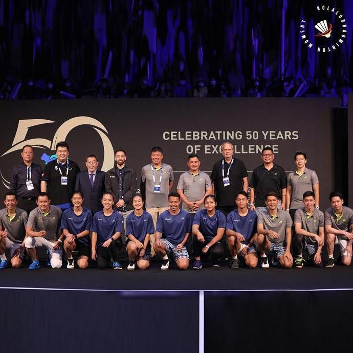 NEW LIMITED BAJU KAOS JERSEY SOUVENIR YONEX 50 YEARS OF EXELLENCE 2022