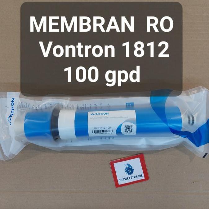 Membran RO Vontron 100 gpd / Vontron ULP 1812- 100 Reverse Osmosis RO