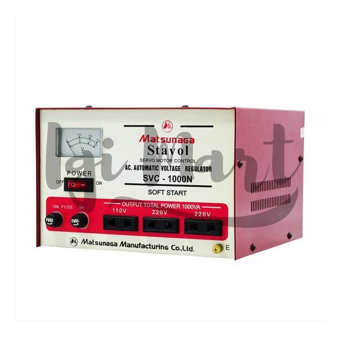 Stavolt SVC 1000W Matsunaga / Stabilizer SVC 1000VA MTS / 1000 Watt