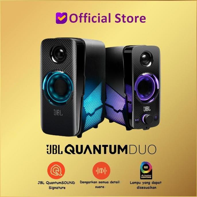 JBL Quantum Duo Speaker PC Gaming With RGB QuantumDuo