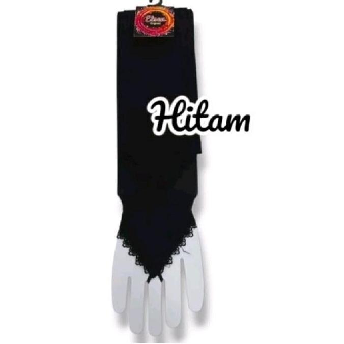 Deker Cincin Muslimah,Handsock Jersey Spandek Lembut/Manset Tangan Umroh By Elsen Panjang Manset Tan