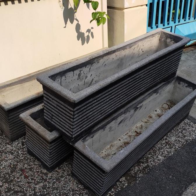 Pesanan pot panjang sate pot batu semen ready surabaya barat