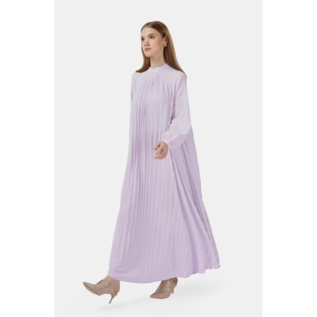 Benang Jarum - Navier Pleated Dress - Purple