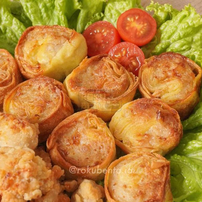 1dozzketer - Egg Chicken Roll Roku Bento - Eggroll Frozen Homemade