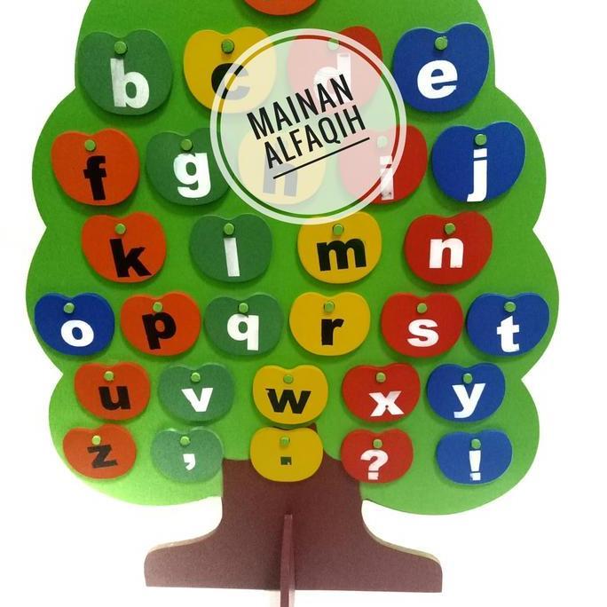 Mainan Edukasi Anak Pohon Huruf Abjad