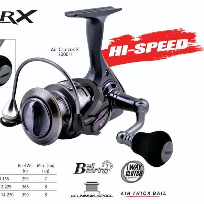 Reel Pancing Spinning  Air Cruizer X  4000H 8BB OWC