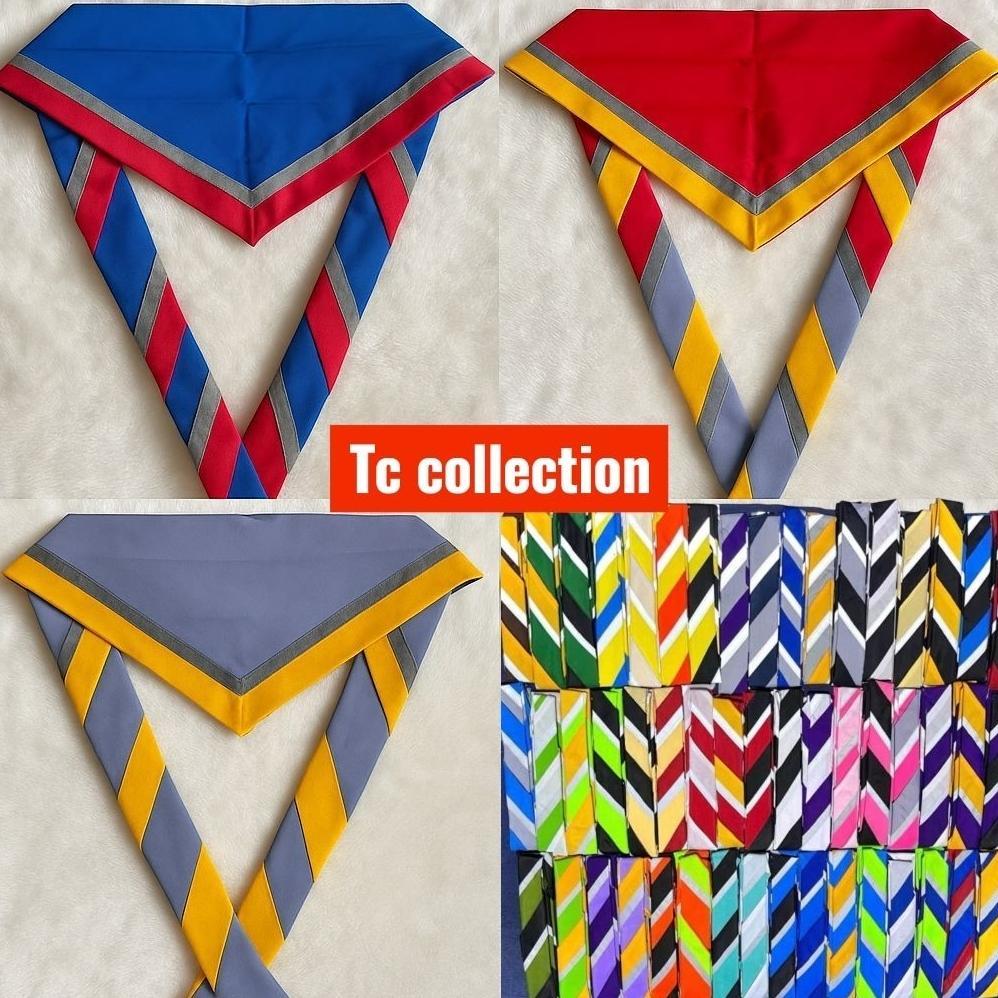 Scraf Pramuka Menyala Scarf Syal Pramuka Skraf PolosNyala Bahan Katun / SCRAFT /syal PRAMUKA warna k